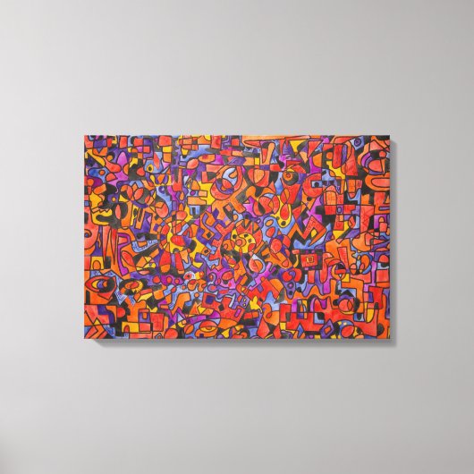 voor kabinet canvas afdruk (Voorkant)