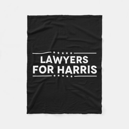 Voor Kamala Harris 2024 Fleece Deken (Voorkant)
