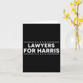Voor Kamala Harris 2024 Kaart (Gele Bloem)