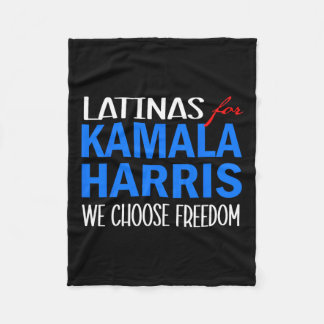 Voor Kamala Harris 2024 kiezen we voor Freedom 1 Fleece Deken