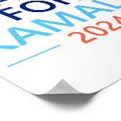 Voor Kamala Harris 2024 Kinderloze Kat Lady Jd Van Poster (Hoek)