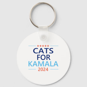 Voor Kamala Harris 2024 Kinderloze Kat Lady Jd Van Sleutelhanger