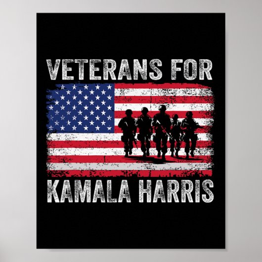 Voor Kamala Harris 2024 Verkiezingen Amerikaanse v Poster (Voorkant)