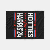 Voor Kamala Harris Fleece Deken (Voorkant (Horizontaal))