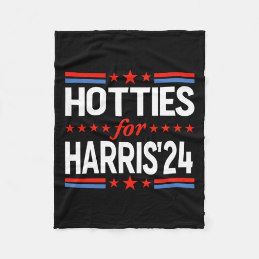 Voor Kamala Harris Fleece Deken (Voorkant)