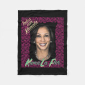 Voor Kamala Harris Harris 2024 Kamala Harris voor  Fleece Deken (Voorkant)