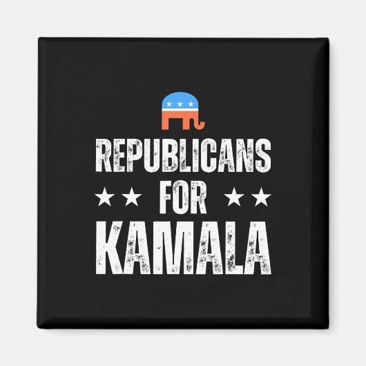 Voor Kamala Harris Magneet (Voorkant)