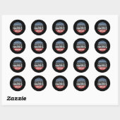 Voor Kamala Harris Ronde Sticker (Vel)