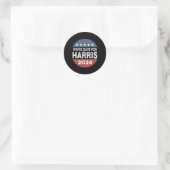 Voor Kamala Harris Ronde Sticker (Tas)