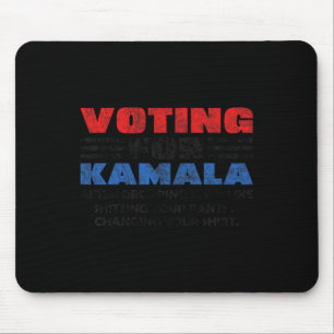 Voor Kamala na het laten vallen van Joe Biden Trum Muismat