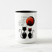 Voor kattenliefhebbers mok (Midden)