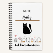 Voor kattenliefhebbers - Spiraal Notebook