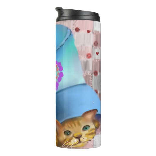 voor kattenliefhebbers thermosbeker (Geroteerd rechts)