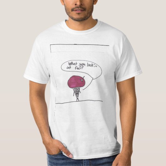 voor kegel T-shirt (Voorkant)