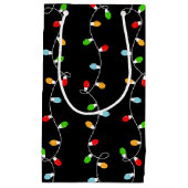 Voor Kerst Geschenk Lichtjes Klein Cadeauzakje (Voorkant)