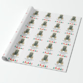 Voor kerstcadeau voor cliënten van makelaar cadeaupapier (Uitgerold)