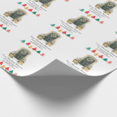 Voor kerstcadeau voor cliënten van makelaar cadeaupapier (Hoek)