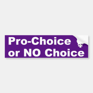 Voor Keuzevrijheid Bumpersticker