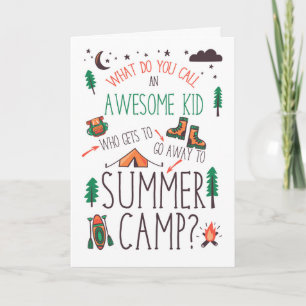 voor Kinderen Grappige Zomer Kamp Oranje Groen en Kaart