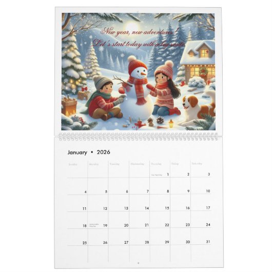 Voor kinderen kalender (Jan 2026)