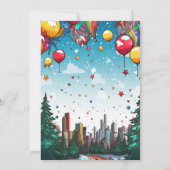 Voor kinderen kerstfeest kaart (Achterkant)