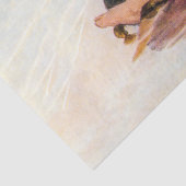 Voor Kinderen Klein Meisje met Puppy  Decoupage Tissuepapier (Detail)