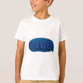 Voor Kinderen T-shirt in Ocean Blue (Voorkant)