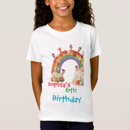 Voor kinderen verjaardag Kinderfeestje Floral Rain T-shirt