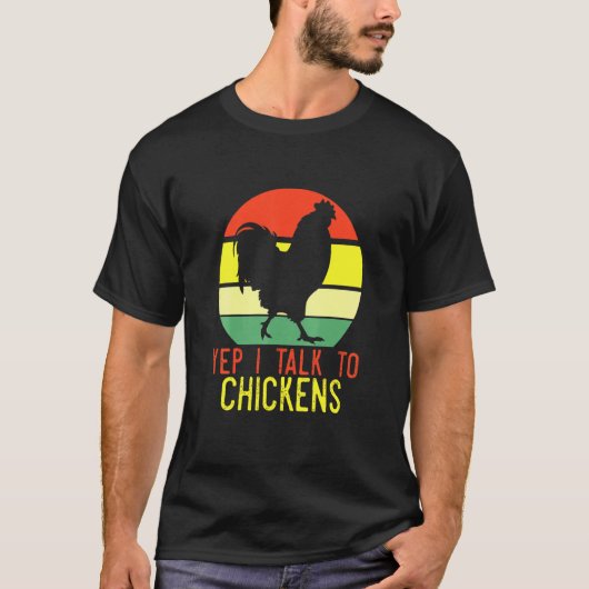Voor kippen kipboer t-shirt (Voorkant)