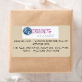 VOOR KLEINE WIJNBOTTLS, MASON JARS, KLEIN WATER ETIKET (Insitu)