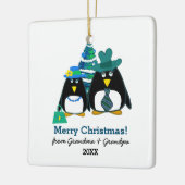 Voor kleinkinderen met kerstmis, aangepaste Orname Keramisch Ornament (Links)