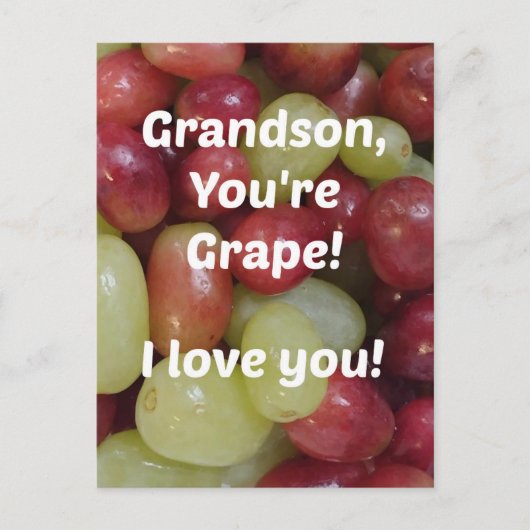 Voor kleinzoon briefkaart (Voorkant)