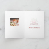 Voor kleinzoon en zijn gezin feestdagen kaart (Binnen)