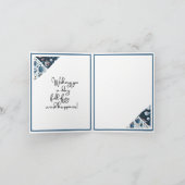 Voor koffie en thee liefhebbers - Blue Birthday Kaart (Binnen)