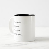 Voor koffie: Gibberish ToLN mok (Voorkant links)