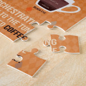 Voor koffie met schuimkoffie legpuzzel (Zijkant)