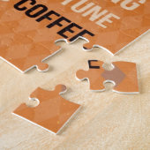 Voor koffie met schuimkoffie legpuzzel (Zijkant)