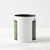 Voor koffie, na koffie, grappige eekhoorn mok (Midden)