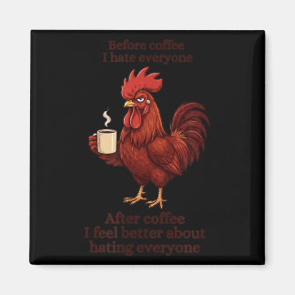 Voor Koffie Na Koffie Grappige S Humor Heren Magneet