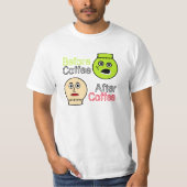 Voor koffie, na koffie, Koffee Monster T-shirt (Voorkant)