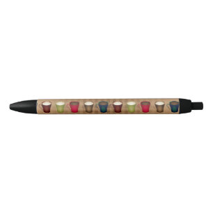 Voor koffielovers - Koffiekopjes Zwarte Inkt Pen