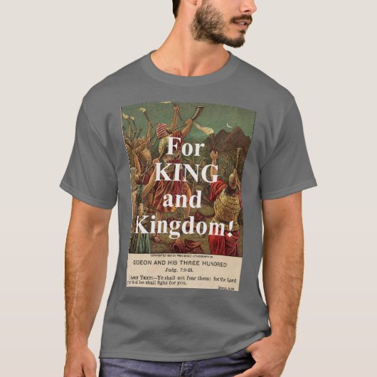 Voor koning en Koninkrijk - Gideon T-shirt (Voorkant)