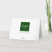 Voor koppel op trouwdag witte Cosmos Kaart (Achterkant)