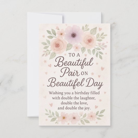 Voor koppels Jubileum-stijl verjaardagsbericht Kaart (Voorkant)