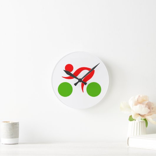  voor koude logo ronde klok (Huis)