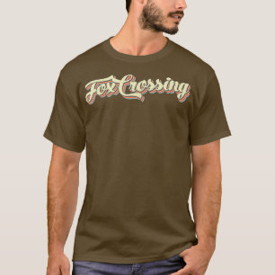 Voor kruising Tshirt Retro Art Baseball Font