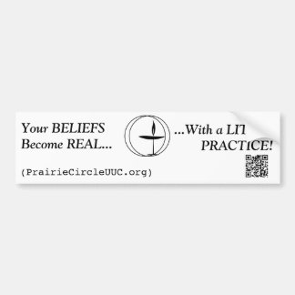 Voor Lake County, Illinois — A Note Bumpersticker