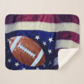 Voor land en Football: Sherpa Blanket Sherpa Deken (Voorkant (horizontaal))