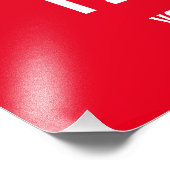 Voor Lease Rood en Wit Telefoonnummer Window Sign Foto Afdruk (Hoek)