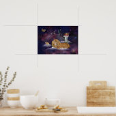 Voor leos en kattendeksels poster (Keuken)